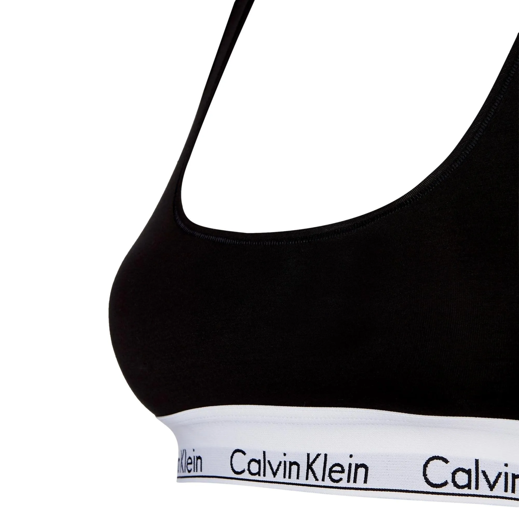 Calvin Klein Modern Cotton Bralette - Black