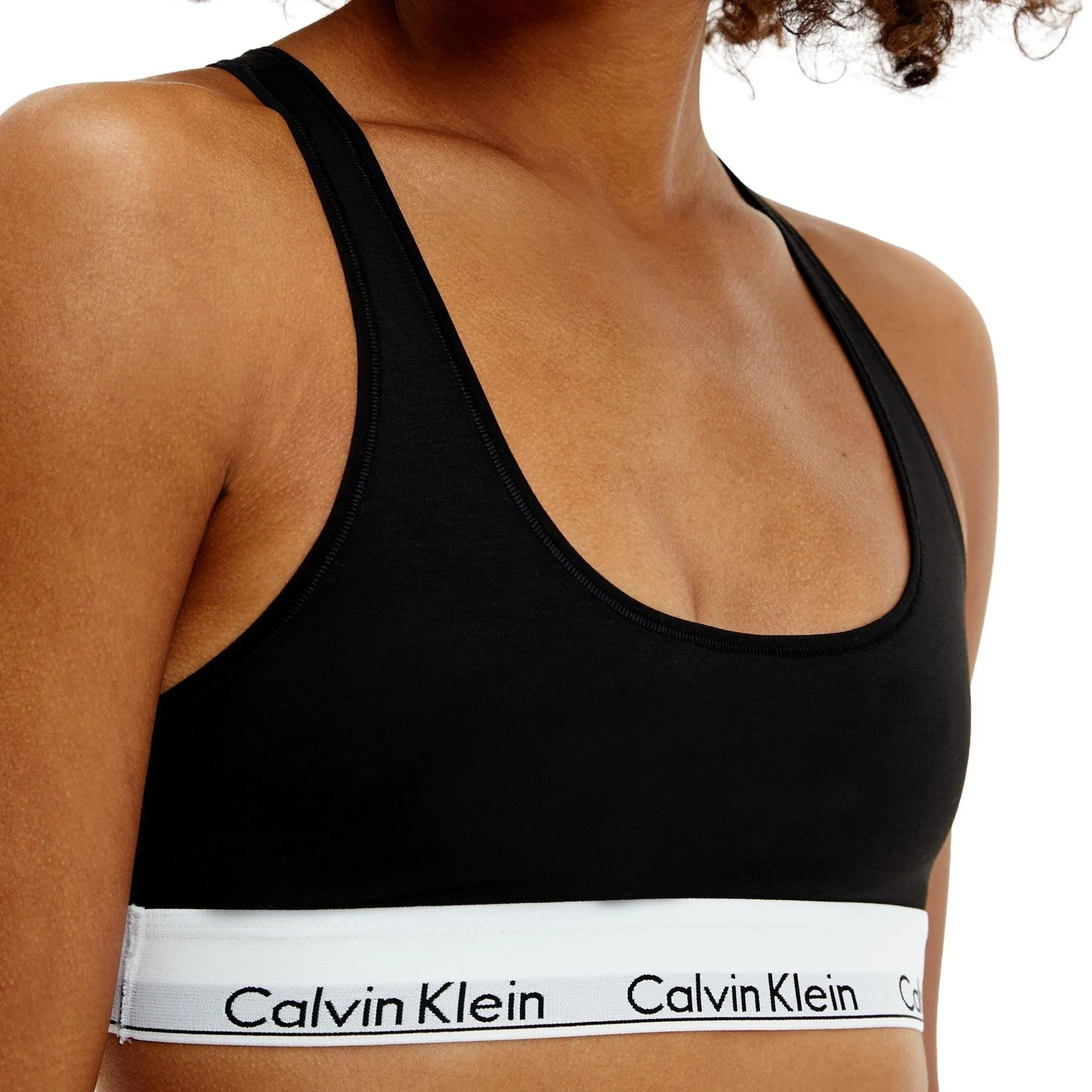 Calvin Klein Modern Cotton Bralette - Black