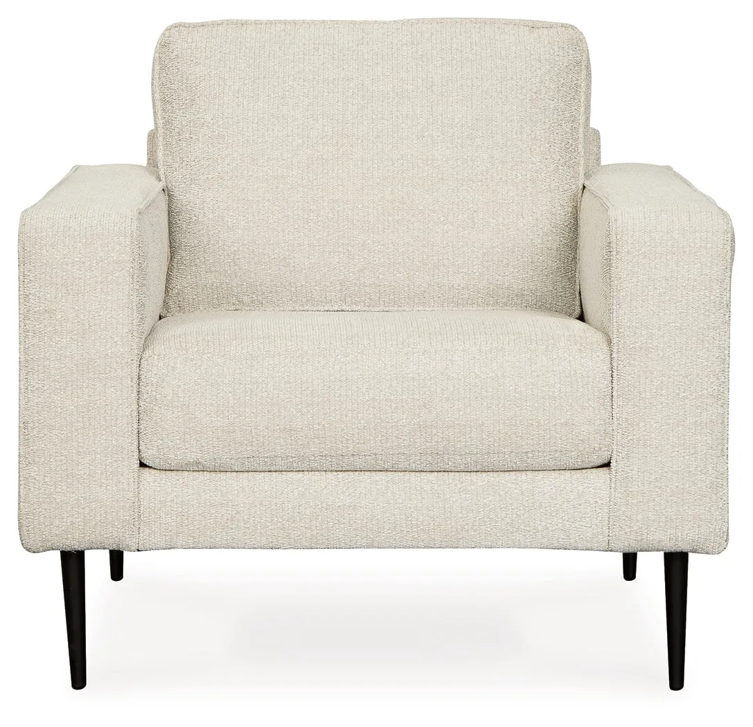 Hazela Chair and Ottoman in Sandstone