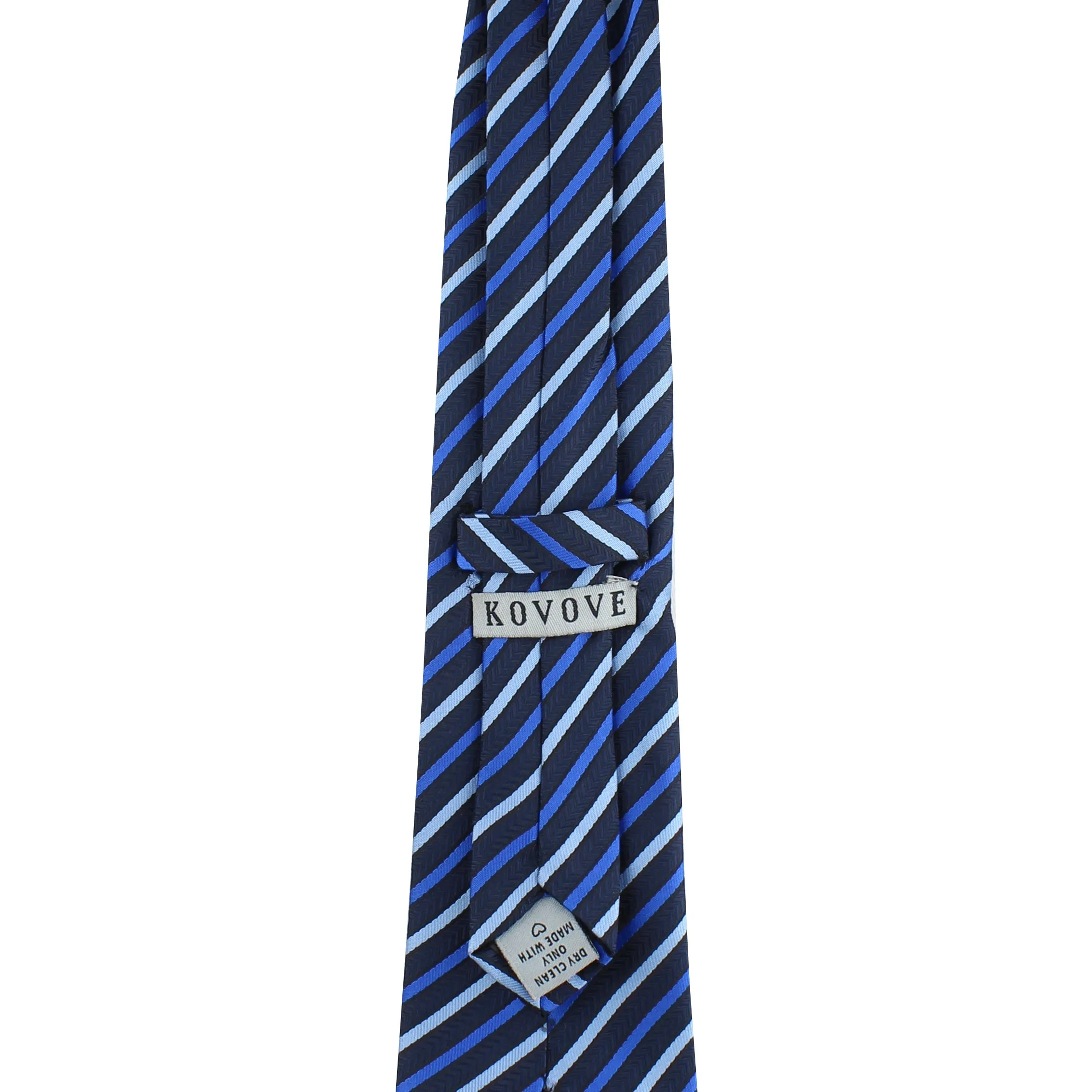Kovove The Arrow Striped  Black Necktie For Men
