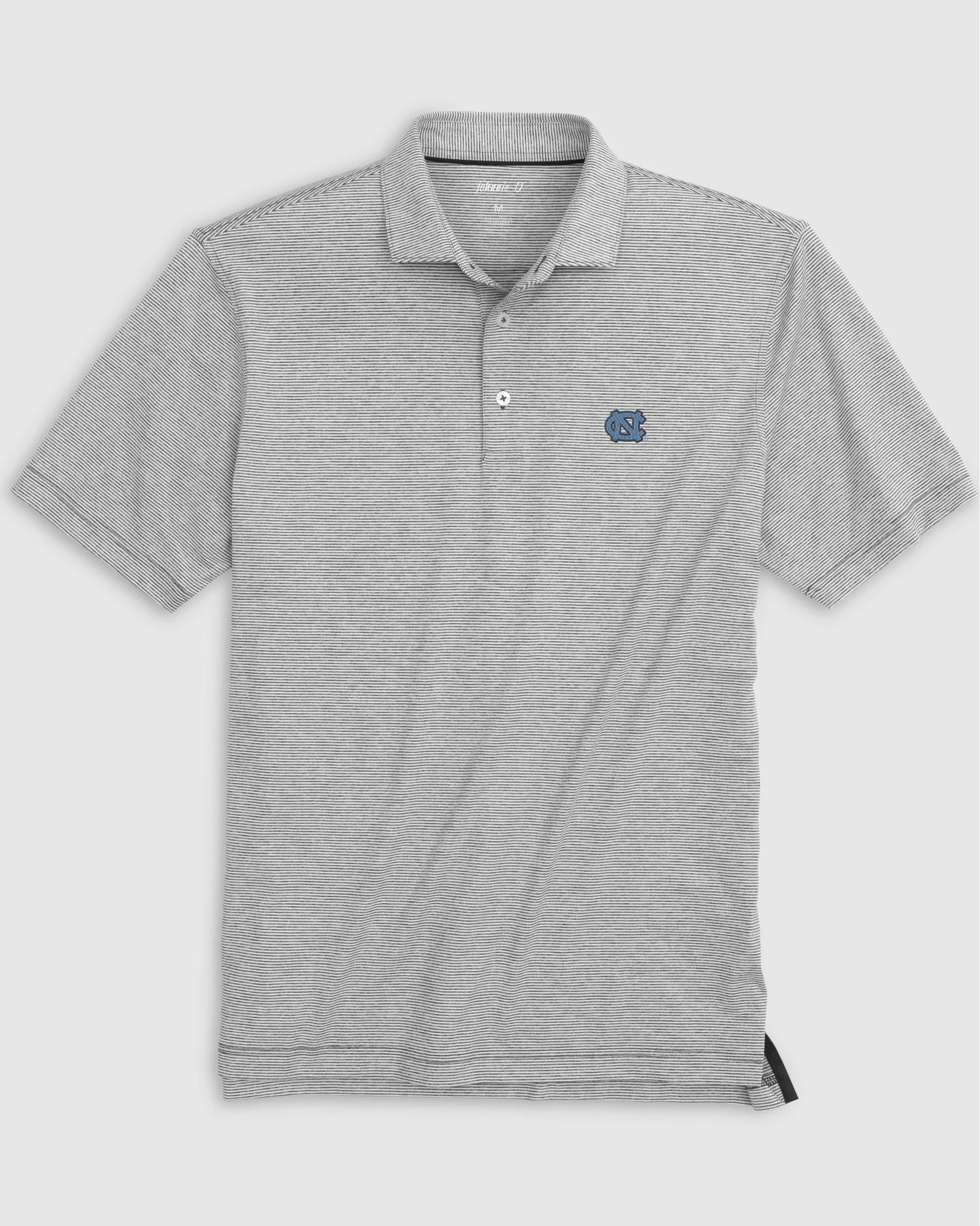 North Carolina Lyndonn Striped Jersey Performance Polo