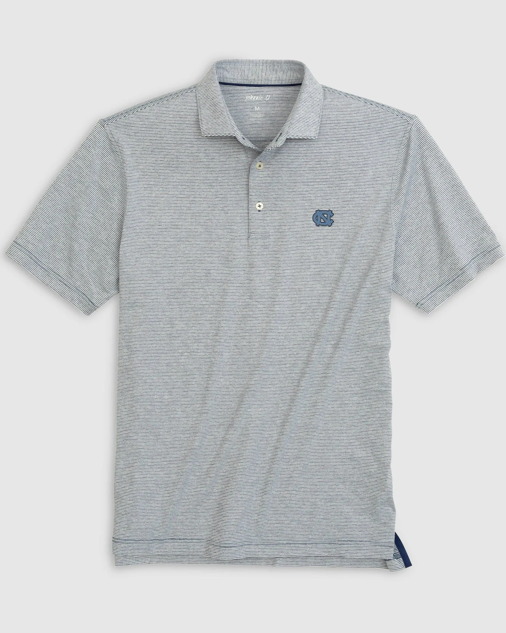 North Carolina Lyndonn Striped Jersey Performance Polo