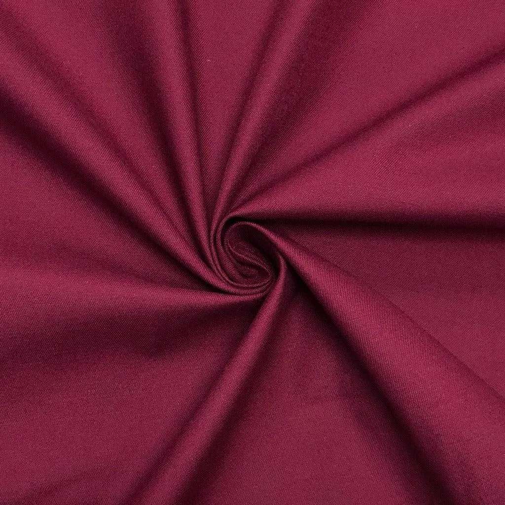 Plain Polycotton Gabardine Twill Fabric - Full 30m Roll