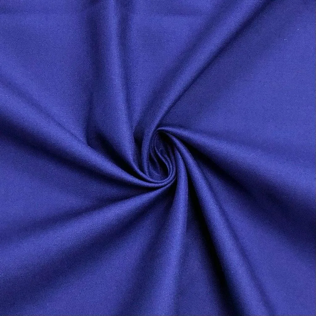 Plain Polycotton Gabardine Twill Fabric - Full 30m Roll