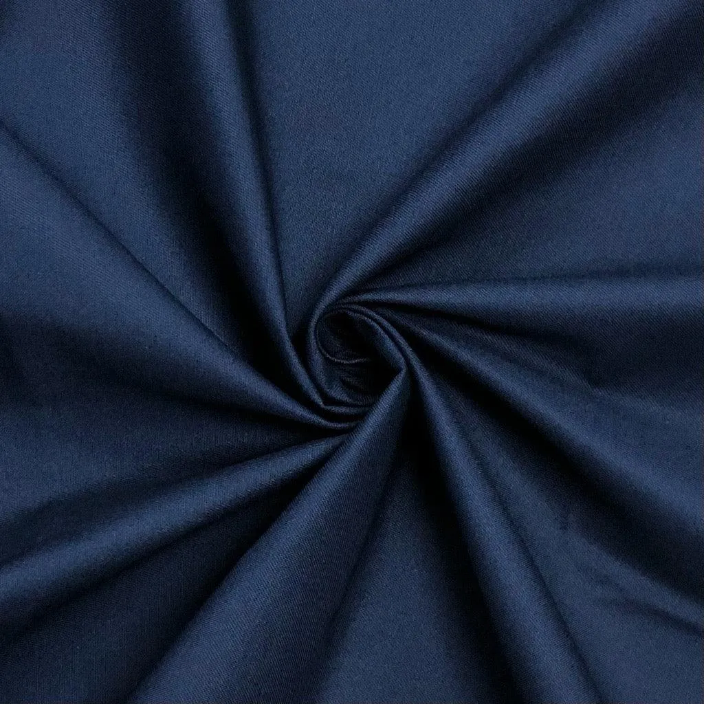 Plain Polycotton Gabardine Twill Fabric - Full 30m Roll